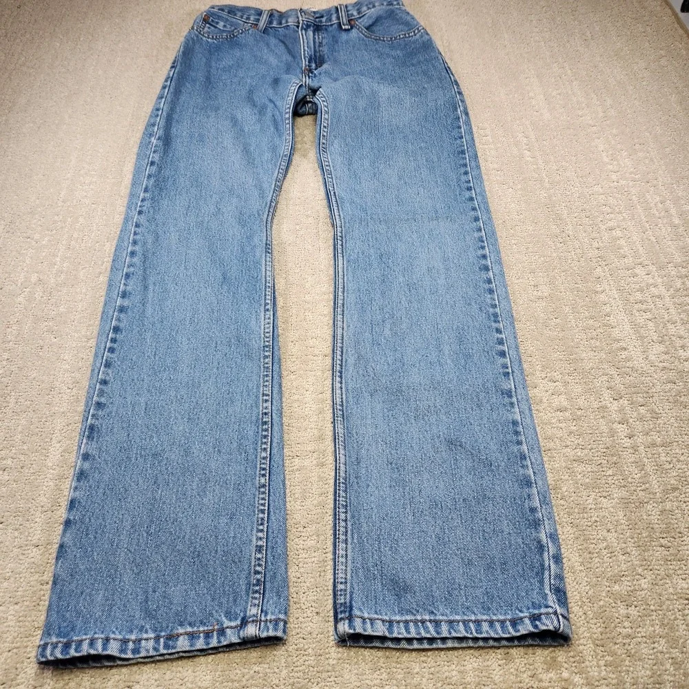 Vintage Levis 505 Jeans Mens 29x34 Straight Leg Regular Fit Blue Y2K Denim